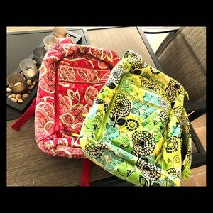 Green Vera Bradley backpack
